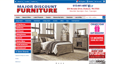 Desktop Screenshot of majordiscountfurniture.com